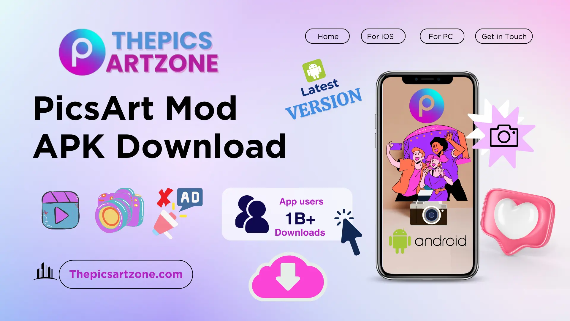 PicsArt MOD APK (v27.2.6) 2025 Download Premium (Gold Unlocked)